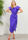 Caroline Kilkenny Harper Midi Dress, Purple