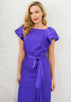 Caroline Kilkenny Harper Midi Dress, Purple