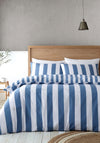 Catherine Lansfield Cove Stripe Duvet Cover Set, Blue