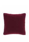 Catherine Lansfield So Soft Velvet Boucle Cushion 45x45cm, Damson