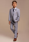 House Of Cavani Carridi 3 Piece Suit, Sky Blue