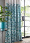 Clarke & Clarke Willow Boughs Eyelet Curtains 90”x 90”, Teal