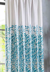 Clarke & Clarke Willow Boughs Eyelet Curtains 90”x 90”, Teal