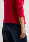 Cecil Ruffle Sweat Blazer, Casual Red