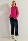 Cecil Soft Knitted Sweater, Cosy Coral