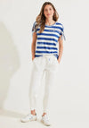 Cecil Cool Stripe Shirt, Blue Sea