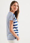 Cecil Cool Stripe Shirt, Blue Sea