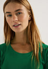 Cecil Basic Long Sleeve T-Shirt, Easy Green