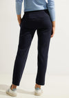 Cecil Casual Fit Jersey Trouser, Night Sky Blue