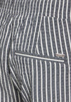 Cecil Striped 7/8th Trousers, Universal Blue