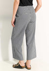 Cecil Striped 7/8th Trousers, Universal Blue