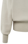 YAYA Balloon Sleeve Chenille Sweater, Silver Lining Beige