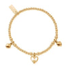 Chlobo Triple Heart Bracelet, Gold