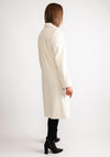 Christina Felix Wool Cashmere Blend Long Coat, Cream