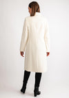 Christina Felix Flower Applique Long Coat, Cream