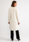 Christina Felix Classic Tailored Buttoned Long Coat, Cream