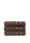 Christy Signum Combed Cotton Towel, Cocoa