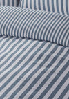 Catherine Lansfield Brushed Stripe Duvet Cover Set, Blue