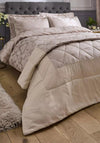 Catherine Lansfield Damask Jacquard Quilted Bedspread, Champagne