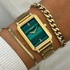 Cluse Fluette Ladies Watch, Gold & Green