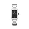 Cluse Fluette Ladies Watch, Silver & Black