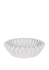 Coach House Chalk Waved Bowl, White