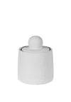 Coach House Small Textured Jar, White