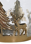 Coach House Large Reindeer Hurricane, Gold