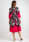 Coco Doll Kaia Print & Contrast Dress, Pink