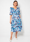 Coco Doll Modi Floral Print Dress, Blue