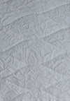 Appletree Heritage Collier Luxury Woven Bedspread, White