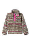 Columbia Girls Helvetia II Sherpa Printed Fleece, Pink Ice