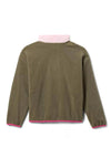 Columbia Girls Sequoia Grove Long Sleeve Fleece, Stone Green