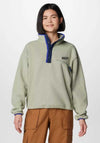 Columbia Helvetia™ II Cropped Half Snap Fleece, Green