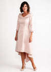 Couture Club Pearl Dipped Hem Size 12 Dress, Pink