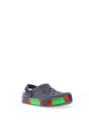 Crocs Kids Off Court Glow Band Clog, Grey Multi