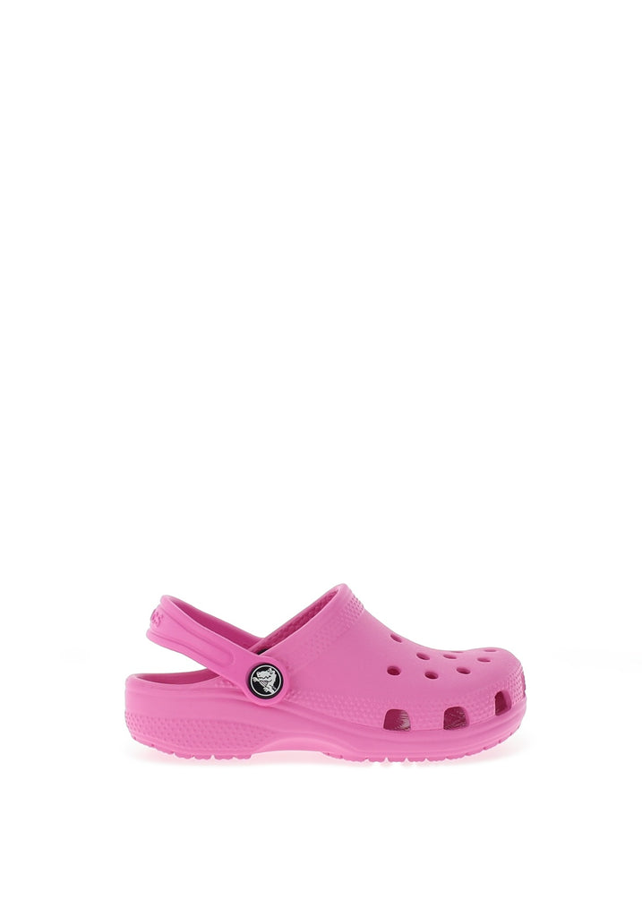 Pink and best sale white crocs