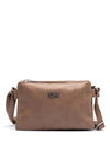 Zen Collection Triple Compartment Crossbody Bag, Taupe