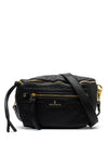 Zen Collection Pebbled Crossbody Bag, Black