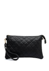 Zen Collection Quilted Crossbody Bag, Black