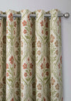 Curtina Estelle Fully Lined Luxury Eyelet Curtains 90”x 90”, Natural