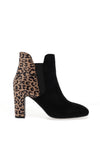 Dancing Matilda Acrobat Leopard Print Boots, Black