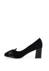 Dancing Matilda Trapeze Buckle Heeled Shoes, Black