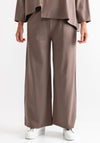 d.e.c.k by Decollage One Size Wide Leg Joggers, Taupe