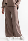 d.e.c.k by Decollage One Size Wide Leg Joggers, Taupe