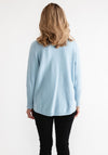 D.e.c.k by Decollage One Size Polo Neck Jumper, Sky Blue