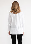 D.e.c.k by Decollage Short Button Blouse, White