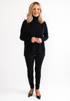 D.E.C.K By Decollage One Size Roll Neck Sweater, Black