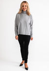 D.E.C.K By Decollage One Size Roll Neck Sweater, Grey