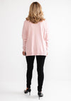 D.E.C.K By Decollage One Size Roll Neck Sweater, Pink